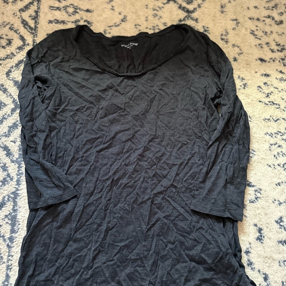 Eileen Fisher Women's quarter sleeve shirt Size XS